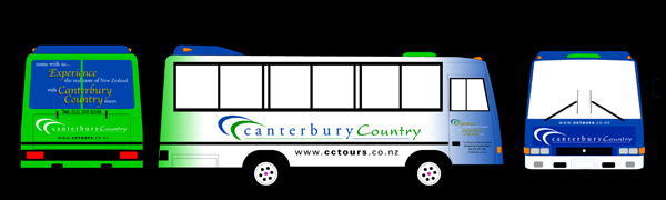 Canterbury Country Tours Bus Graphics