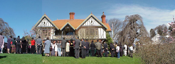 Mona Vale Christchurch, venue of Yiyi's wedding 9 / 19 / 1999