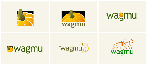 First drafts of the new Wagm Logo